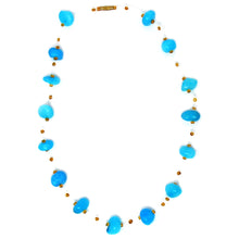 Load image into Gallery viewer, Floating Stone & Maasai Bead Necklace, Turquoise