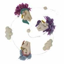 Load image into Gallery viewer, Felt Unicorn Garland - Global Groove