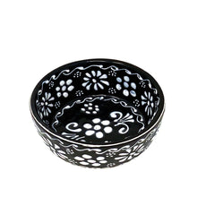 Load image into Gallery viewer, Set of 2 Encantada Handmade Pottery Appetizer & Dip Bowl, Ink