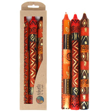 Load image into Gallery viewer, Set of Three Boxed Tall Hand-Painted Candles - Bongazi Design - Nobunto