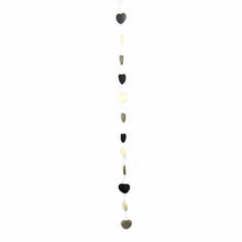 Load image into Gallery viewer, Hand Crafted Felt from Nepal: Hearts Garland, Grey