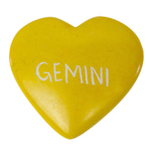 Load image into Gallery viewer, Zodiac Soapstone Hearts, Pack of 5: GEMINI
