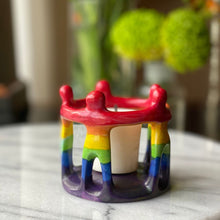 Load image into Gallery viewer, Rainbow Circle of Friends Painted Sculpture, 3 to 3.5-inch