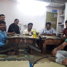 Load image into Gallery viewer, Handcrafted Wood Heart Chime with Iron Bell