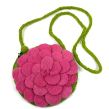 Load image into Gallery viewer, Rose Felt Purse Pink - Global Groove (P)