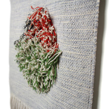 Load image into Gallery viewer, Handwoven Boho Wall Hanging, Neutral with Pop of Color