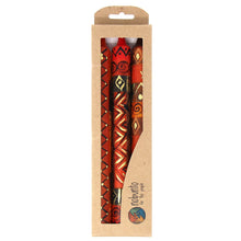 Load image into Gallery viewer, Set of Three Boxed Tall Hand-Painted Candles - Bongazi Design - Nobunto
