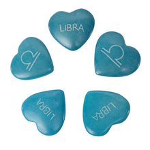 Load image into Gallery viewer, Zodiac Soapstone Hearts, Pack of 5: LIBRA