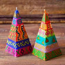 Load image into Gallery viewer, Pyramid Candles, Boxed Set of 2 (Shahida Design)
