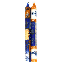 Load image into Gallery viewer, Tall Hand Painted Candles - Pair - Durra Design - Nobunto