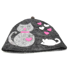 Load image into Gallery viewer, Hand Crafted Felt: Cat Tea Cozy