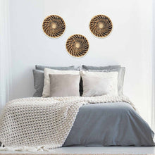 Load image into Gallery viewer, Woven Sisal Basket, Wheat Stalk Spirals In Natural