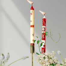 Load image into Gallery viewer, Tall Hand Painted Candles - Three in Box - Kimeta Design - Nobunto