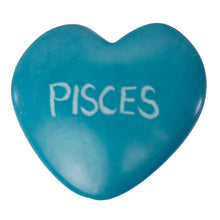 Load image into Gallery viewer, Zodiac Soapstone Hearts, Pack of 5: PISCES