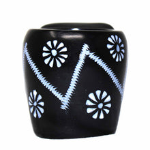 Load image into Gallery viewer, Elephant Soapstone Tea Light - Black Finish with Etch Design