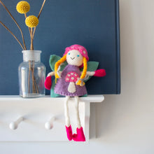 Load image into Gallery viewer, Mushroom Bonnet Tooth Fairy Pillow Blonde Pink
