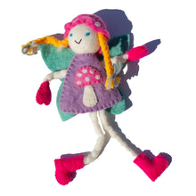 Load image into Gallery viewer, Mushroom Bonnet Tooth Fairy Pillow Blonde Pink
