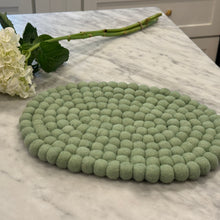 Load image into Gallery viewer, Felt Casserole Trivet, Sage
