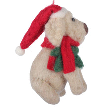 Load image into Gallery viewer, Big Dog Labradoodle Felt Christmas Ornament
