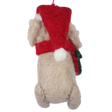 Load image into Gallery viewer, Big Dog Labradoodle Felt Christmas Ornament
