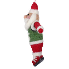 Load image into Gallery viewer, Coach Claus Basketball Felt Christmas Ornament
