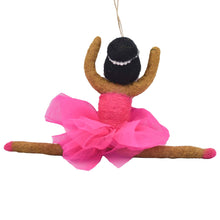 Load image into Gallery viewer, Ballerina Felt Ornament, Raven
