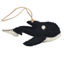 Load image into Gallery viewer, Orca Felt Ornament
