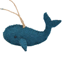 Load image into Gallery viewer, Whale Ornament Felt Ornament
