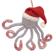 Load image into Gallery viewer, Octopus Felt Ornament
