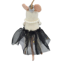 Load image into Gallery viewer, Red Carpet Queen Mouse Felt Ornament
