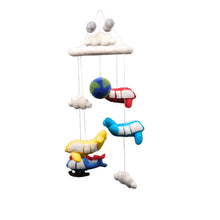 Load image into Gallery viewer, Airplane Flight Nursery Mobile
