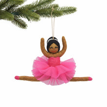 Load image into Gallery viewer, Ballerina Felt Ornament, Raven
