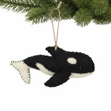 Load image into Gallery viewer, Orca Felt Ornament

