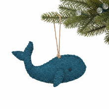 Load image into Gallery viewer, Whale Ornament Felt Ornament
