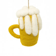 Load image into Gallery viewer, Beer Mug Felt Ornament
