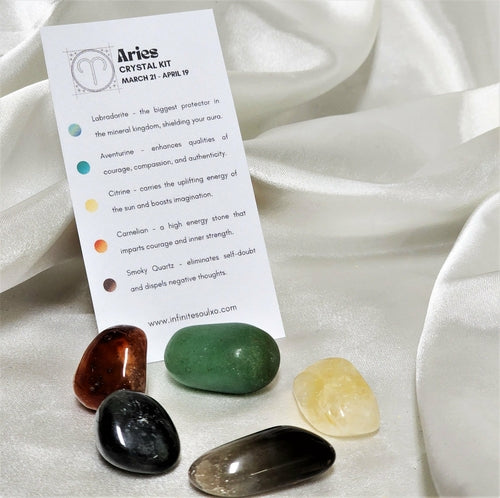 Star Sign Crystal Healing Kit: Aries