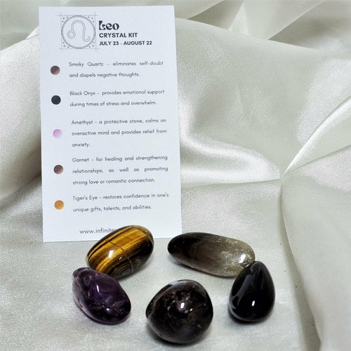 Star Sign Crystal Wellness Kit: Leo