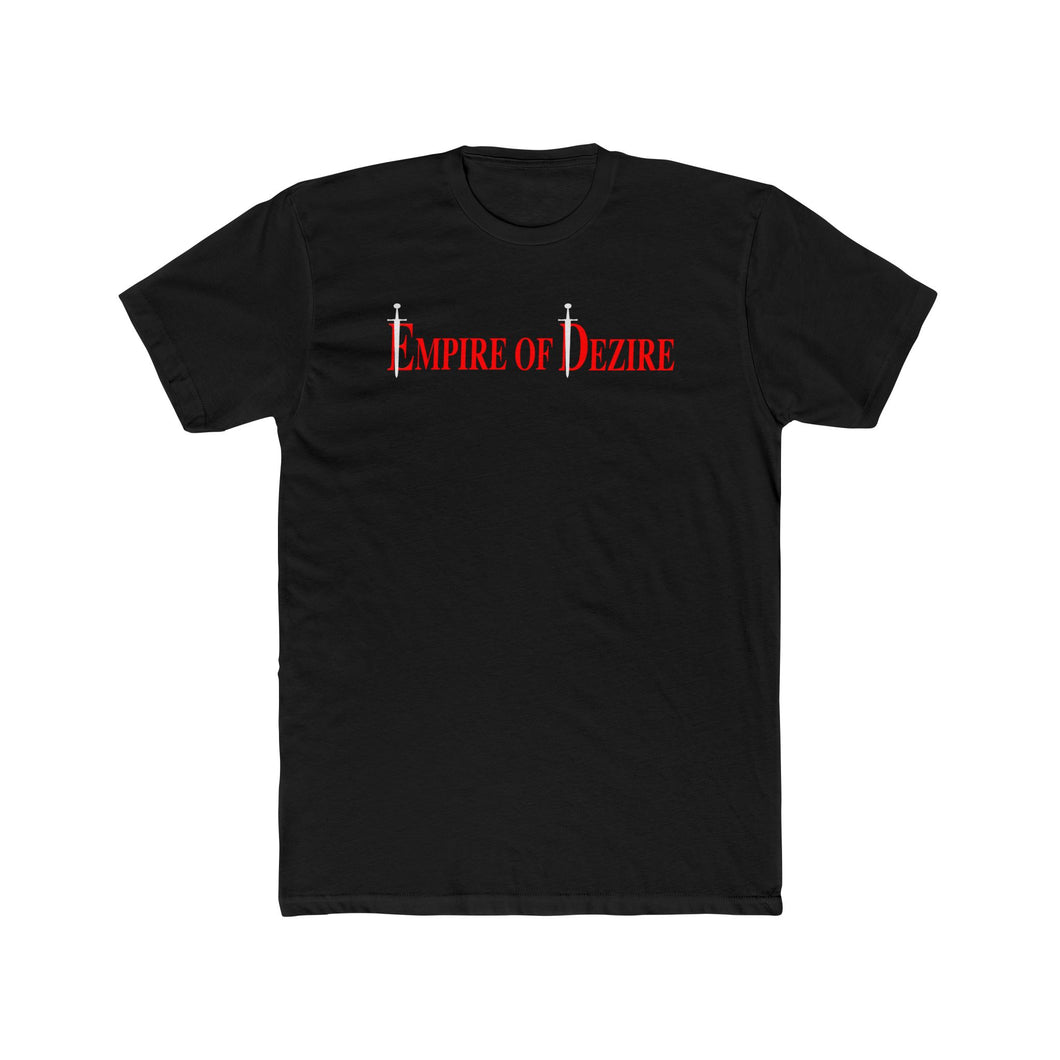 EOD Red with White Swords Cotton Crew Tee