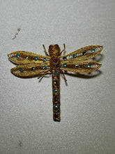 Load image into Gallery viewer, 🐉✨ Cloisonné Dragonfly Ornament — Handcrafted Jewel-Tone Filigree (3” x 3”)
