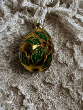 Load image into Gallery viewer, 🥚 Cloisonné Egg Ornaments — Handcrafted Miniature Enamel Treasures (1” x 0.5”)

