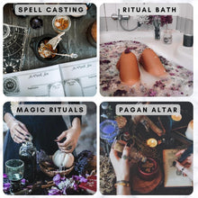 Load image into Gallery viewer, Witchcraft Herb Kit - 20 Organic Ritual Herbs + Crystal Spoon
