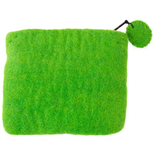 Load image into Gallery viewer, Handcrafted Monkey Felt Coin Zipper Pouch
