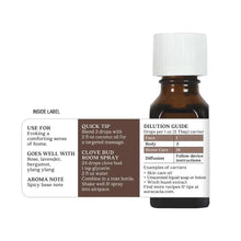 Load image into Gallery viewer, Clove Bud .5 oz Aura Cacia
