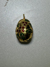 Load image into Gallery viewer, 🥚 Cloisonné Egg Ornaments — Handcrafted Miniature Enamel Treasures (1” x 0.5”)
