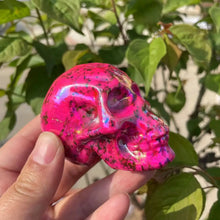 Load image into Gallery viewer, 7cm Wholesale Gemstones Carvings Crystal Animals Carvings Stones Craft Crystal Healing Stones Aura Color Crystal Skulls
