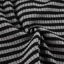 Load image into Gallery viewer, Goth Print Tops Stripe Cute T-Shirts Dark Academia Techwear Button Up V Neck Half Sleeve Sweat Shirts
