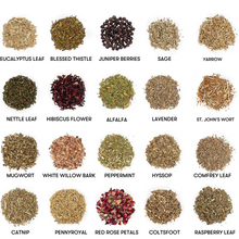Load image into Gallery viewer, Witchcraft Herb Kit - 20 Organic Ritual Herbs + Crystal Spoon
