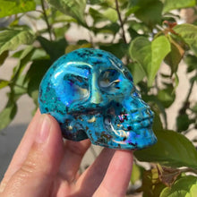 Load image into Gallery viewer, 7cm Wholesale Gemstones Carvings Crystal Animals Carvings Stones Craft Crystal Healing Stones Aura Color Crystal Skulls
