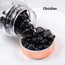 Load image into Gallery viewer, Natural Crystal Elixir Bottles Gemstone Glass Therapy Stone Tea Filter
