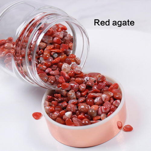 Natural Crystal Elixir Bottles Gemstone Glass Therapy Stone Tea Filter